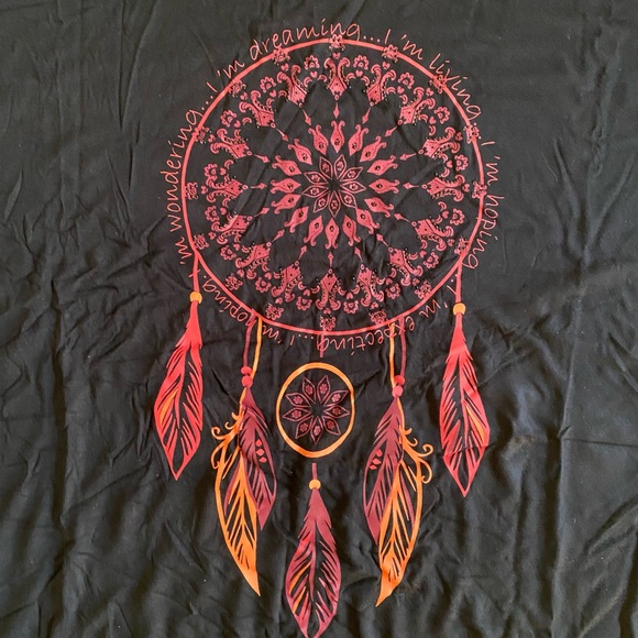 Ladies dream catcher short sleeve black tee size medium NWT - Picture 3 of 9